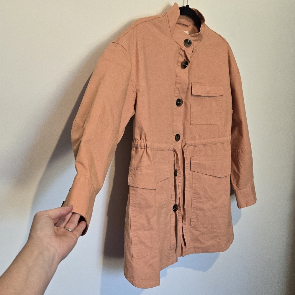 NEW Universal Thread Orange Utility Jacket Womens… - image 6